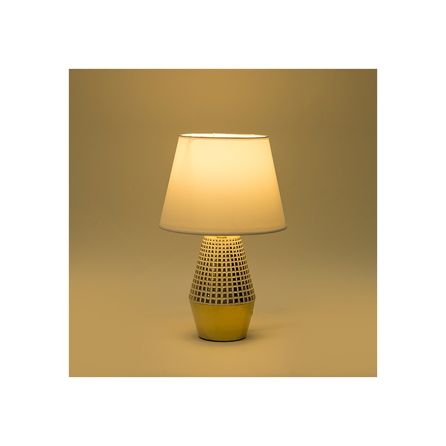 Table lamp 1xE14/40W/230V white/gold
