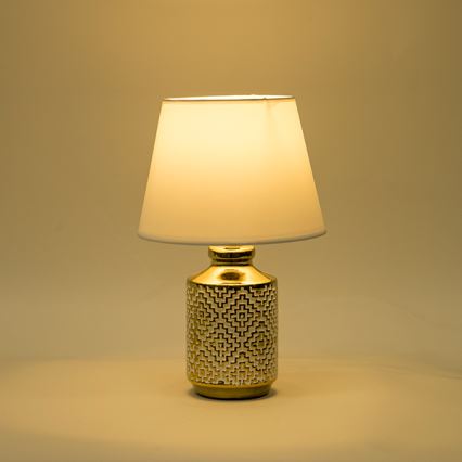 Table lamp 1xE14/40W/230V white/gold