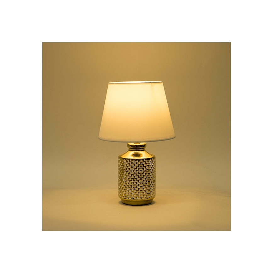 Table lamp 1xE14/40W/230V white/gold