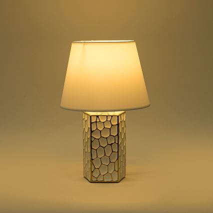 Table lamp 1xE14/40W/230V white/gold