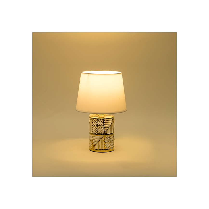 Table lamp 1xE14/40W/230V white/gold