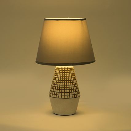 Table lamp 1xE14/40W/230V white/grey