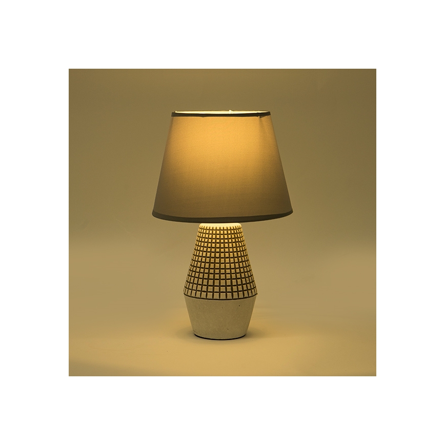 Table lamp 1xE14/40W/230V white/grey