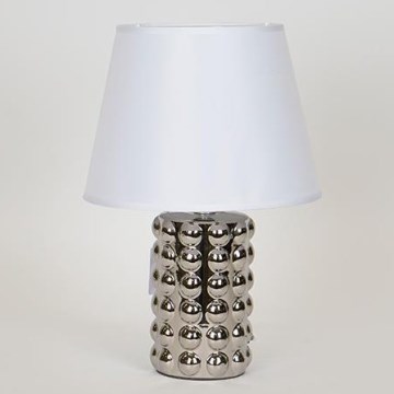 Table lamp 1xE14/40W/230V white/shiny chrome