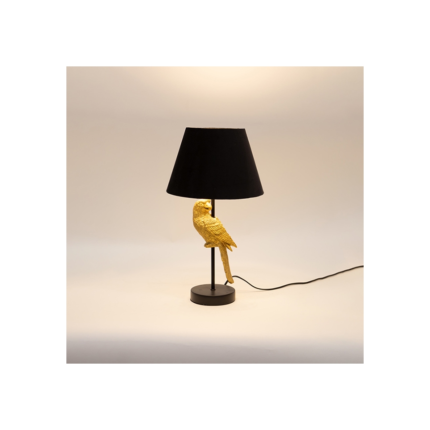 Table lamp 1xE27/40W/230V black/gold