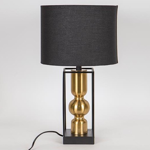 Table lamp 1xE27/40W/230V black/gold
