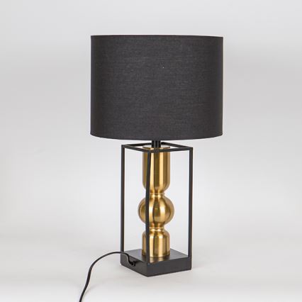 Table lamp 1xE27/40W/230V black/gold