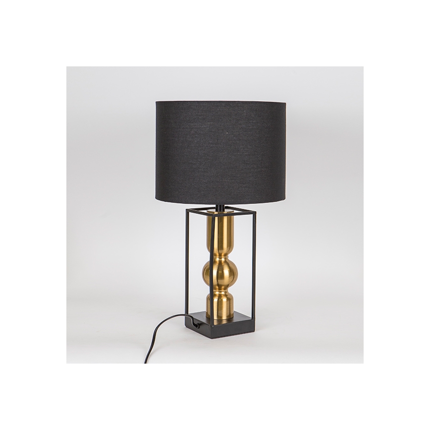 Table lamp 1xE27/40W/230V black/gold