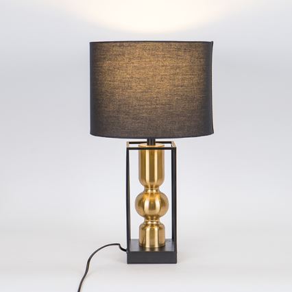 Table lamp 1xE27/40W/230V black/gold