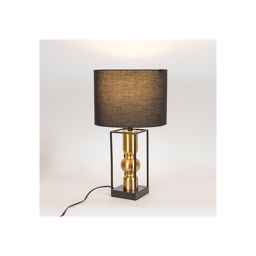 Table lamp 1xE27/40W/230V black/gold
