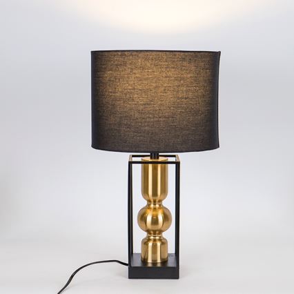 Table lamp 1xE27/40W/230V black/gold