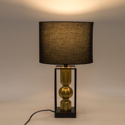 Table lamp 1xE27/40W/230V black/gold
