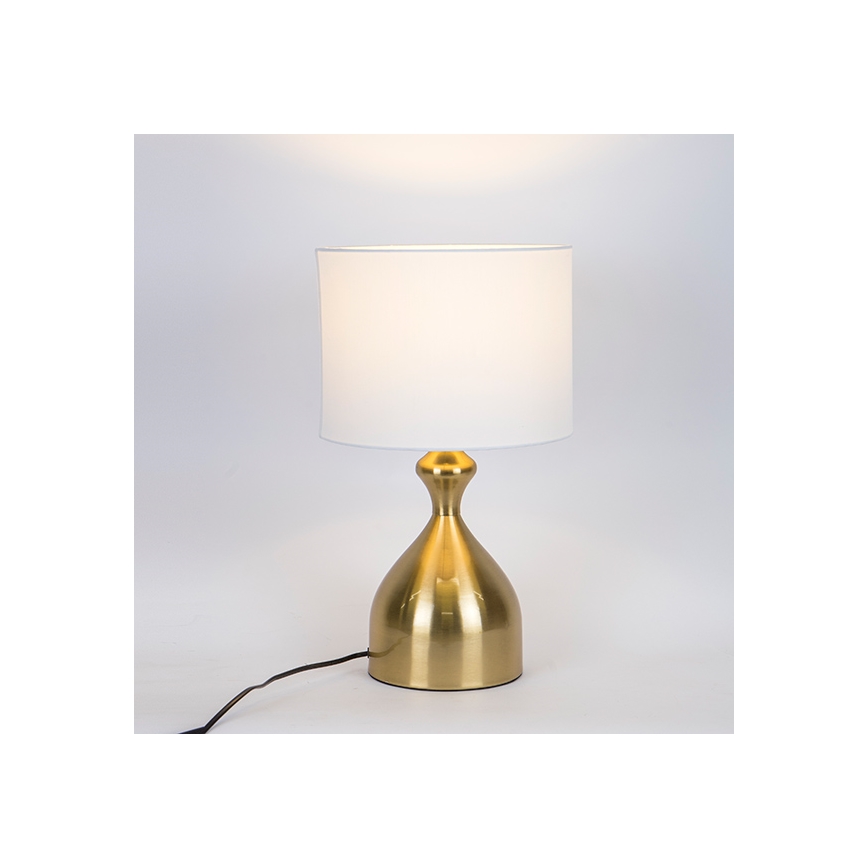 Table lamp 1xE27/40W/230V white/gold
