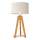 Table lamp ALBA 1xE27/15W/230V creamy/oak