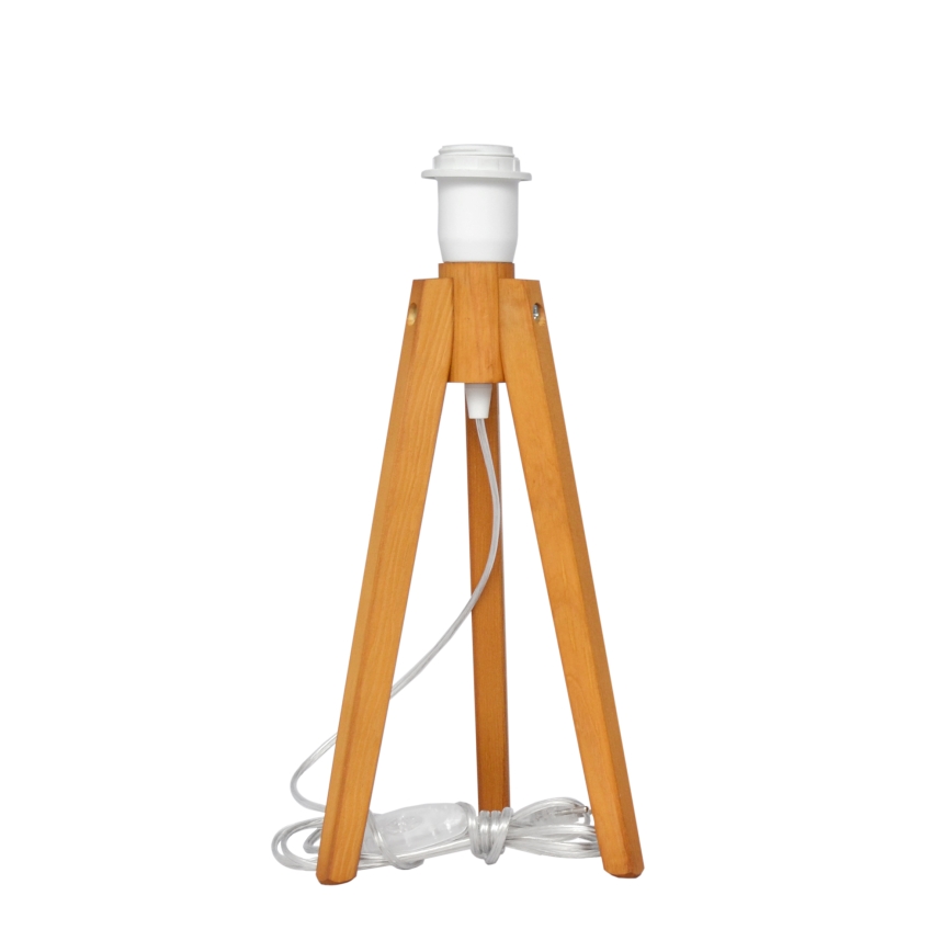 Table lamp ALBA 1xE27/15W/230V creamy/oak