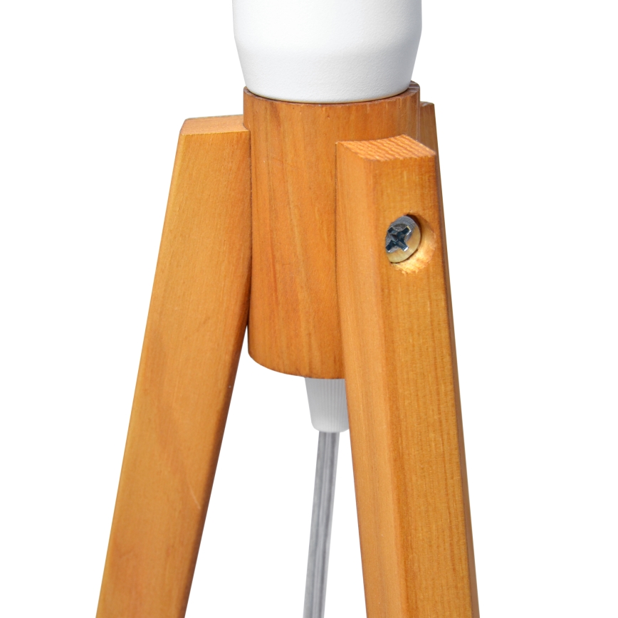Table lamp ALBA 1xE27/15W/230V creamy/oak