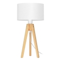 Table lamp ALBA 1xE27/15W/230V white/pine