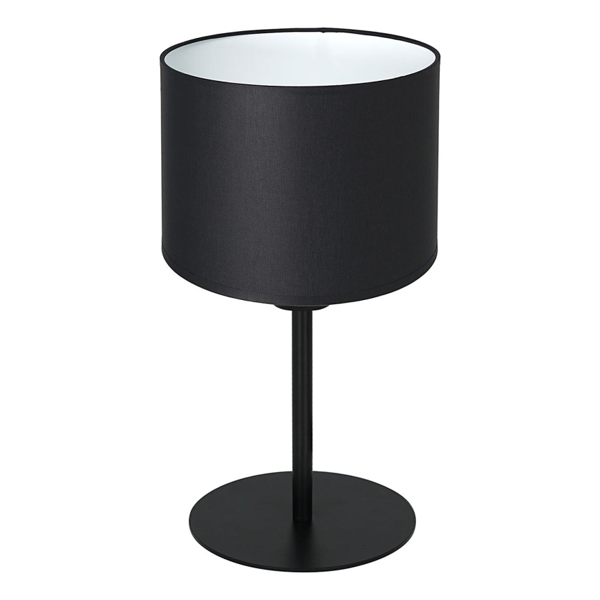 Table lamp ARDEN 1xE27/60W/230V d. 18 cm black/white