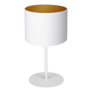 Table lamp ARDEN 1xE27/60W/230V d. 18 cm white/gold