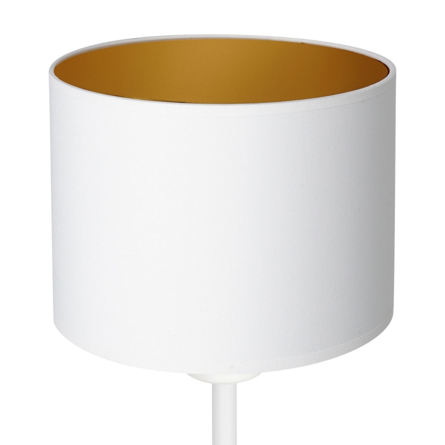 Table lamp ARDEN 1xE27/60W/230V d. 18 cm white/gold