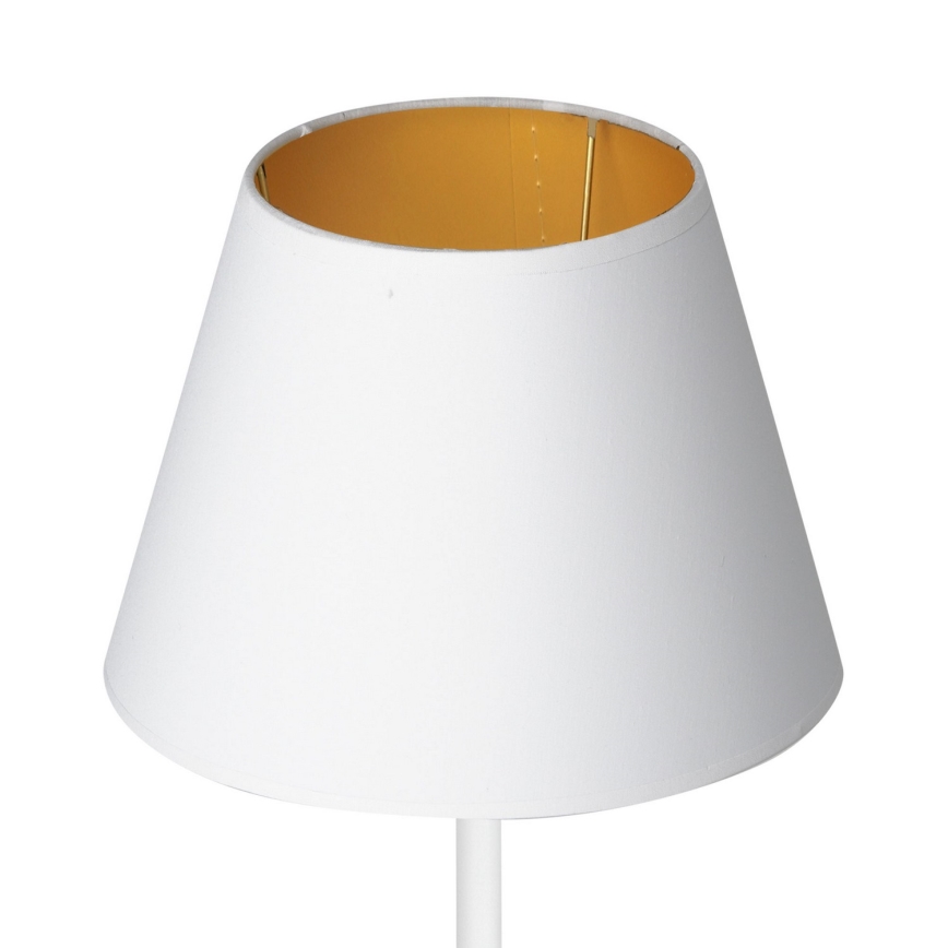 Table lamp ARDEN 1xE27/60W/230V d. 20 cm white/gold