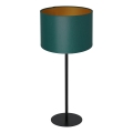 Table lamp ARDEN 1xE27/60W/230V d. 25 cm green/gold