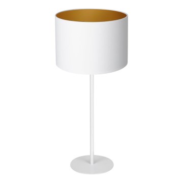 Table lamp ARDEN 1xE27/60W/230V d. 25 cm white/gold