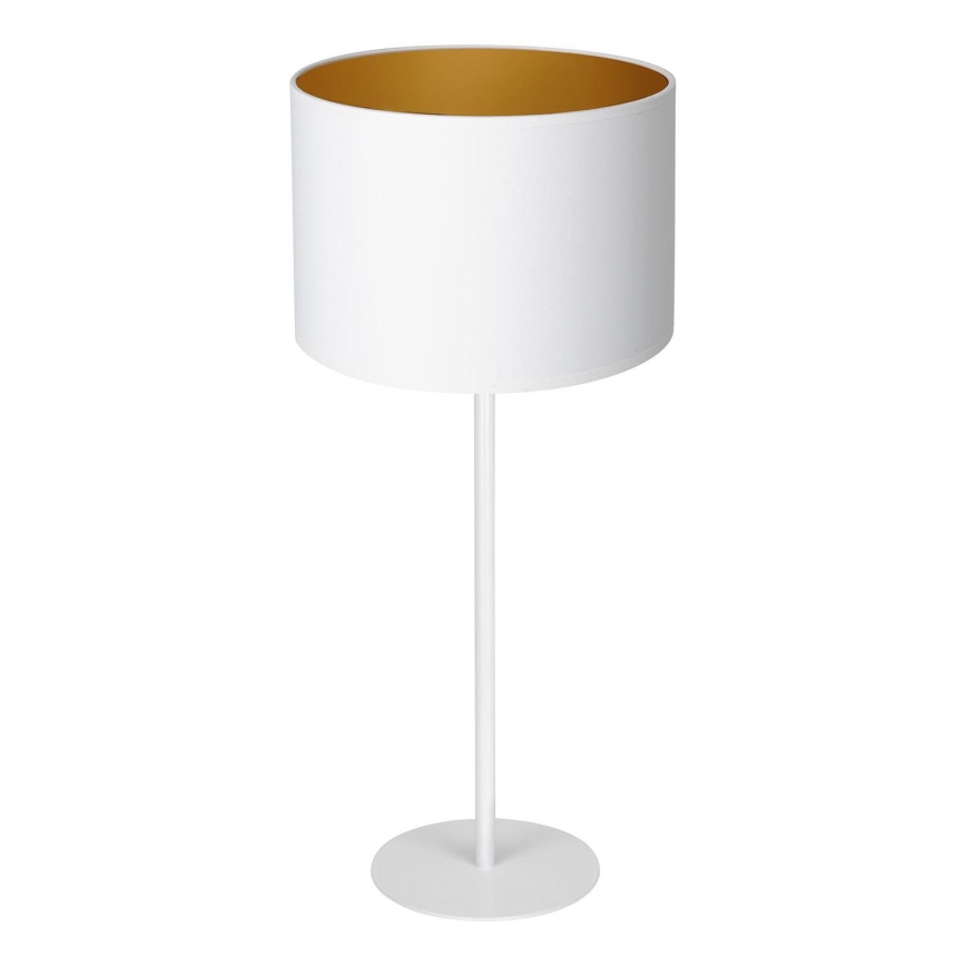 Table lamp ARDEN 1xE27/60W/230V d. 25 cm white/gold