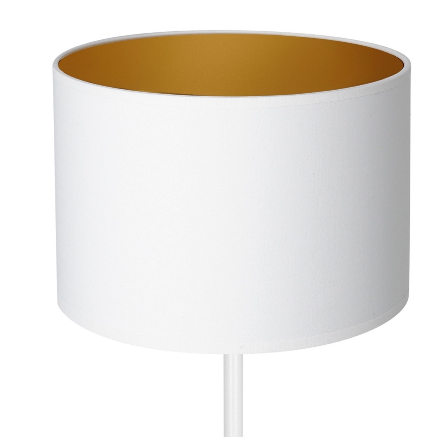 Table lamp ARDEN 1xE27/60W/230V d. 25 cm white/gold
