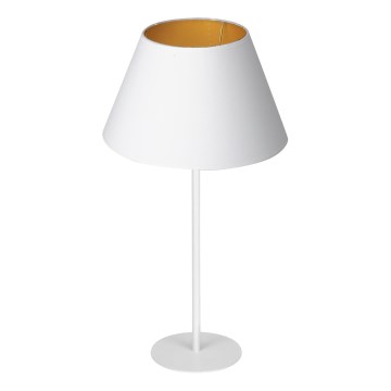 Table lamp ARDEN 1xE27/60W/230V d. 30 cm white/gold