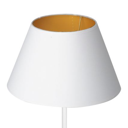 Table lamp ARDEN 1xE27/60W/230V d. 30 cm white/gold
