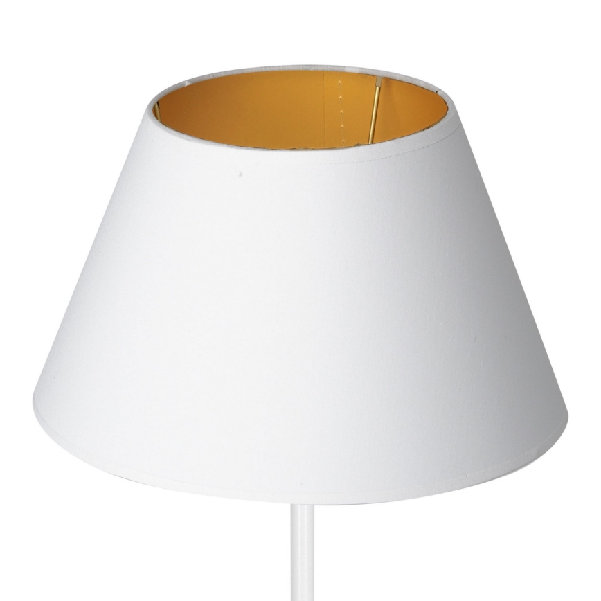 Table lamp ARDEN 1xE27/60W/230V d. 30 cm white/gold