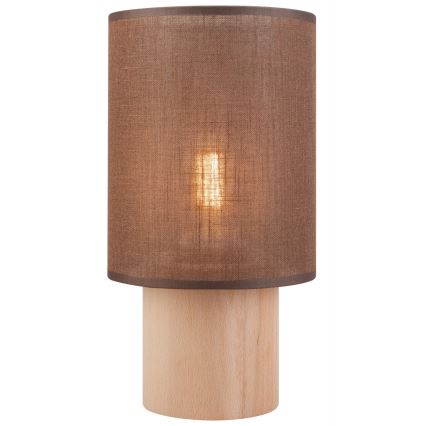 Table lamp ARI TABLE 1xE27/60W/230V brown/beech