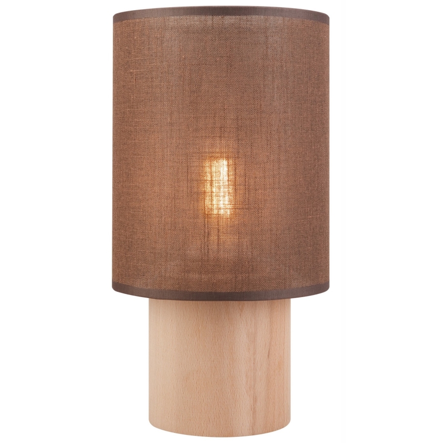 Table lamp ARI TABLE 1xE27/60W/230V brown/beech