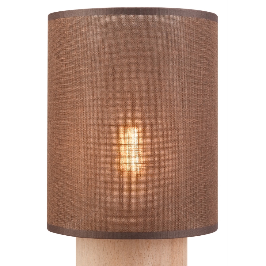 Table lamp ARI TABLE 1xE27/60W/230V brown/beech