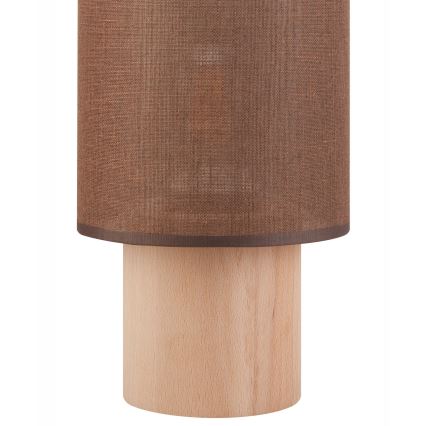 Table lamp ARI TABLE 1xE27/60W/230V brown/beech