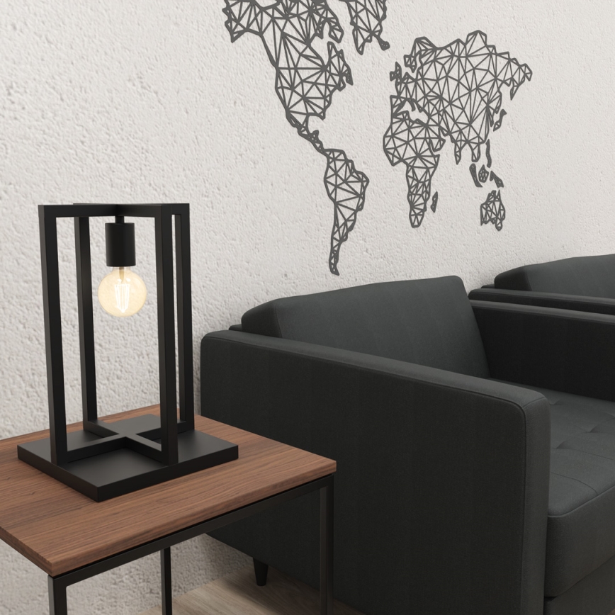 Table lamp ARNOLD 1xE27/60W/230V black