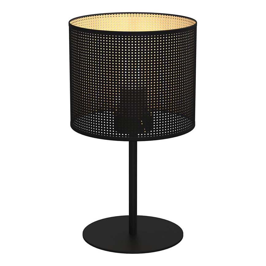 Table lamp LOFT SHADE 1xE27/60W/230V d. 18 cm black/gold