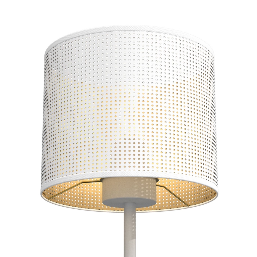 Table lamp LOFT SHADE 1xE27/60W/230V d. 18 cm white/gold