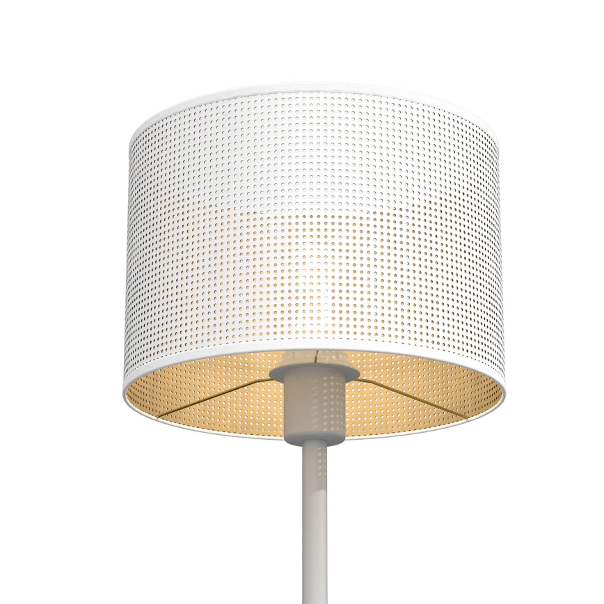 Table lamp LOFT SHADE 1xE27/60W/230V d. 25 cm white/gold