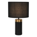 Table lamp LUCIANO 1xE27/40W/230V black/gold