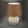Table lamp MASAI 1xE27/40W/230V ceramics brown/beige