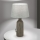 Table lamp ORCHID 1xE27/40W/230V ceramics brown/grey