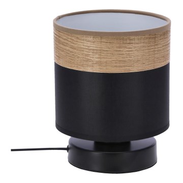 Table lamp PORTO 1xE27/60W/230V black/brown