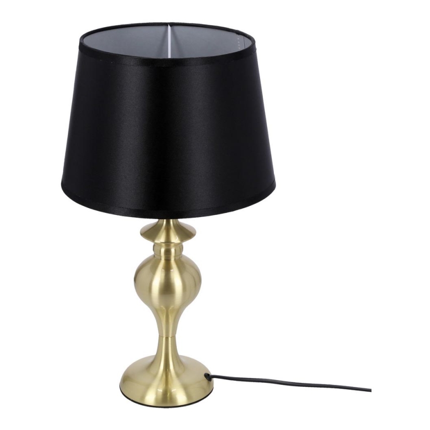 Table lamp PRIMA GOLD 1xE27/60W/230V black/gold