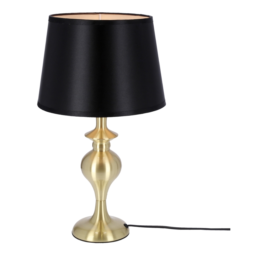 Table lamp PRIMA GOLD 1xE27/60W/230V black/gold