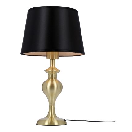 Table lamp PRIMA GOLD 1xE27/60W/230V black/gold