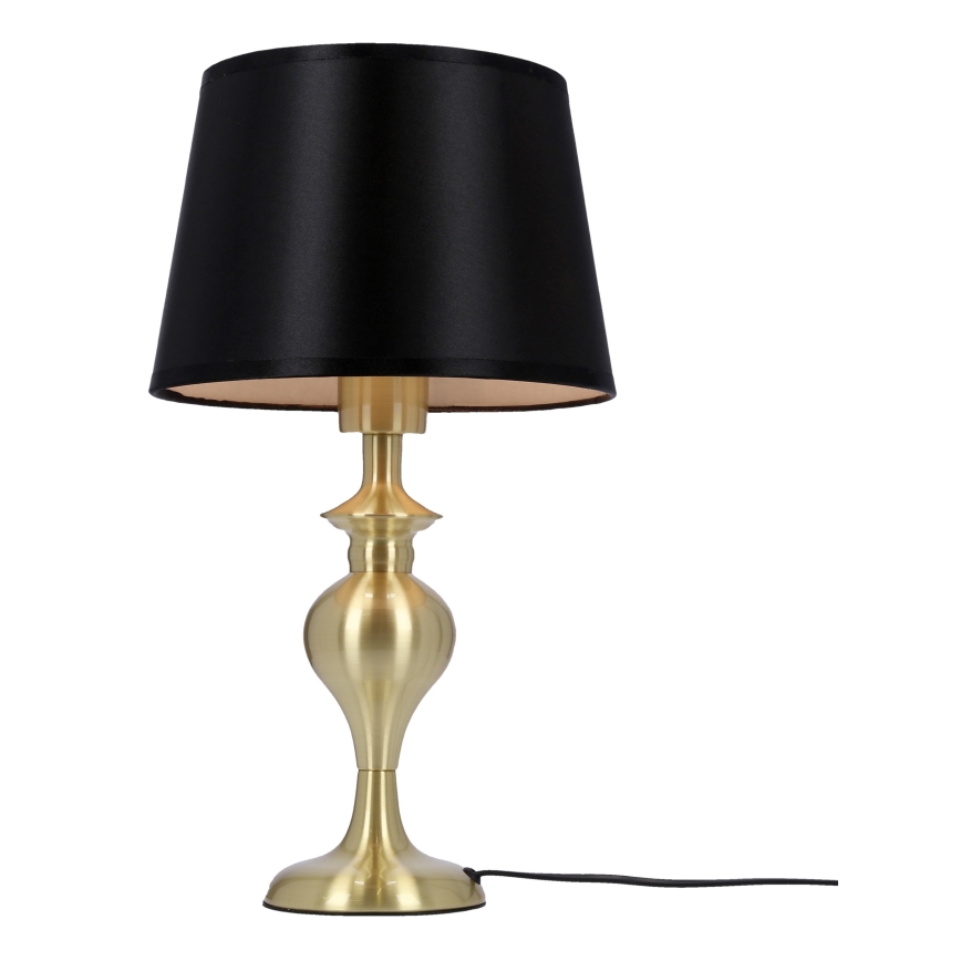 Table lamp PRIMA GOLD 1xE27/60W/230V black/gold
