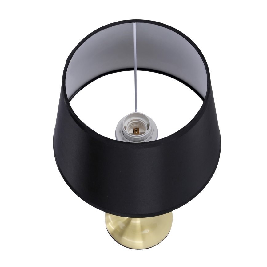 Table lamp PRIMA GOLD 1xE27/60W/230V black/gold