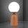 Table lamp STANLEY 1xE14/25W/230V ceramics/brown
